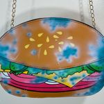 Halloween Cheeseburger Costume Cosplay Purse Tan Photo 12