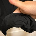 Lands' End  Black Sleeveless Gathered Neck Keyhole Back Top XL 18 Photo 4