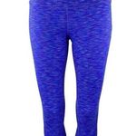 Athleta  Women Blue Purple Low Rise Capri Yoga Workout Athletic Leggings Pants M Photo 0