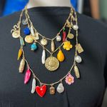 ZARA 3 Pack Gold Metal Charm Neckace Zinc SOLD OUT RARE Photo 0