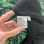 Derhy Paisley Like New Green Longsleeve 100% Viscose Dress Sz Medium Photo 6