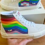 Vans Rainbow High-Top Sneakers Pride' VN0A5FCCWTM Women 10.5 US Mens 9.0 US Photo 1