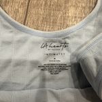 PacSun LA Hearts by Blue Ribbed Crop Tank Top Lettuce Hem V-Neck Women's M Y2K Photo 3