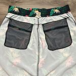Duluth Pier Genius High Rise Green Floral Active Swim Skirt Size Medium Photo 6