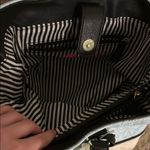 Betsey Johnson NWOT Betsy Johnson blue and white floral two tone tote bag with flower charm Photo 9