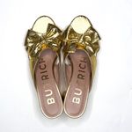 Butrich Bow Slide Pump in Gold Embossed Snake Size 40 (fits like an 8.5/9) Photo 11