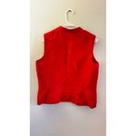 Talbots  Women’s Red Vest Size 12 Sleeveless Photo 4