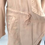 Max jeans Womens Folkstone Drape Open Front Long Cardigan Coat Tencel Pink/Peac Photo 6