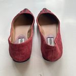 Steve Madden Shoes Womens 6 Red Imaura Suede Slip On Flats Almond Toe Casual Photo 3