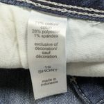 Maurice's Dark Wash Low Rise Bootcut Jeans Sz 10 Short Western Embroidered Rodeo Photo 7