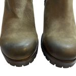 Bueno Women's Flight Green Leather Chelsea Ankle Boot US 9.5 / EU 40 New Photo 2