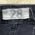 Free People  We the Free Faded Black High Waist Button Fly Jeans 28 Photo 4