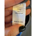 Hunter Bell Dress Women Medium Blue Cotton Puff Sleeve Valencia Midi Boho Photo 10