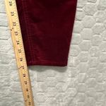 Talbots  Women Burgundy Corduroy Jeggings Sz 8 Classic Five Pocket Preppy Capsule Photo 8