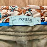 Fossil  Tan Plaid Wool Blend Tweed Mini Skirt Womens 4 Photo 10