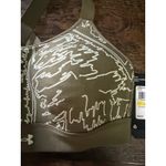 Under Armour  High Support Sports Bra Graphic Print Crisscross Back Olive Green M Photo 2