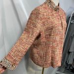 Chico's Embellished Tweed Jacket Womens 12 Career Artsy Spring Career Preppy Photo 7