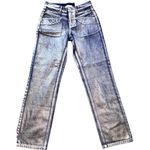 BDG Urban Outfitters Y2K Shimmer Style  High-Waisted Cowboy Jeans Sz 25 NWT Photo 10