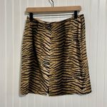 Scarlett VTG Skirt Suit Set Size 12 Black Animal Print Mob Wife Office Siren Y2K Photo 7