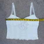 Edikted  Lacey Knit Tank Top White S Photo 5