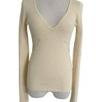 Revolve Camila Coelho Size XS Top Blouse Ribbed Cut Out Long Sleeve Cozy Photo 0