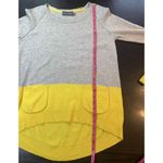 Michael Stars  1 Sweater Womens S Extra Fine‎ Wool Cashmere Oversized Yellow READ Photo 8