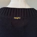Wildfox  White Label Black 88 Sweater with Floral Design Small S Photo 6