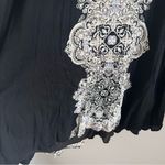 O'Neill  Deanna High Neck Cut Out Dress Boho Beachy Coastal Gauzy Large Photo 4