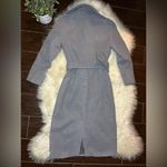 Clocolor grey trench coat belted pencil dress sz medium Gray Photo 3
