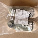 SheIn Sage Canvas Sneakers with Cream Details Photo 1