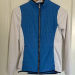 Peter Millar Women’s Blue White Hybrid Full Zip Performance Jacket XS Photo 2