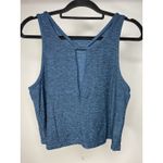 Beyond Yoga  Weekend Traveler Sleeveless Tank Top Women's XS Blue Boxy Crop Relax Photo 1