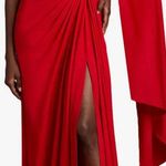Tadashi Shoji NWOT Ember One-Shoulder Draped Gown lava red Sz 16 Photo 0