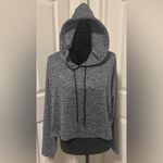 Athleta Gray Up Tempo Cropped Hoodie Photo 1