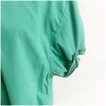 Xirena Channing Short Sleeve Button Shirt In Palm Green Size XL Cotton Ruffled Photo 9