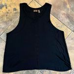 Zella Women’s Black Ribbed Tank Top 2X Photo 3