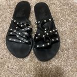 Ancient Greek sandals‎ Niki nails 36 black handmade in Greece $260 Size 6 Photo 4