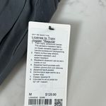 Lululemon NWT Men’s License to Train Jogger Regular Size M Color Graphite Grey Photo 8