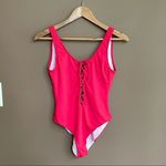 ONIA  Bridget One-Piece‎ Swimsuit Geranium Medium Photo 7