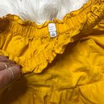 A New Day  off shoulder flare sleeve yellow top size small Photo 1