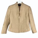 Dana Buchman  100% Silk Floral Embroidered Jacket Photo 0