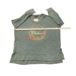 State of Mine NWT Women's Green Merry Christmas Sweater Top XL Photo 3