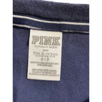 PINK - Victoria's Secret Women's PINK by Victoria's Secret Navy Long Sleeve Shirt Size S Photo 4