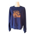 Route 66  Victory Vintage y2k Navy Blue Sweatshirt with Orange Graphic Size XL Photo 0