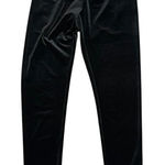 Eileen Fisher  Stretch Velvet Knit Ankle Pull On Legging‎ Pants Black Small Photo 0