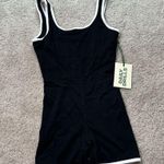 Daily Drills Black and White GO! PLAYSUIT WITH PIPING Size XS Photo 2