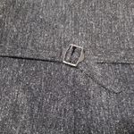 Spiegel  textured black and white tweed v neck vest Photo 4