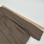 Calvin Klein Leather Jacket XS Women’s Fitted Sleek Taupe Tan Neutral Zip-flaws Photo 15