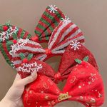 Set of 4 Christmas headbands! Red Photo 0