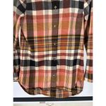 Madewell Classic Ex-Boyfriend Shirt Plaid Flannel Basic Preppy Rodeo Fall XXS Photo 4